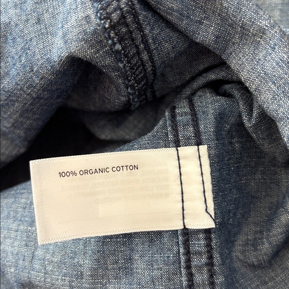 NWT Duluth Trading Co. Women’s Rootstock Chambray Shirt Dress Size Large NEW - Picture 6 of 7